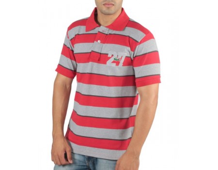 Lacoste Stripes Cotton Polo